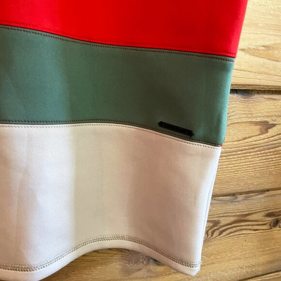 Anne Klein Womens Red Striped Short Sleeve Jewel Neck Top Small - Picture 5 of 7